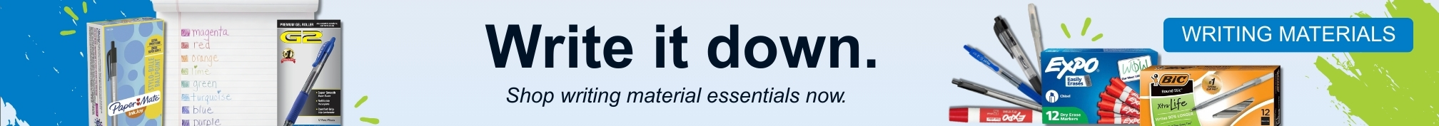 Writing Materials Essential Picks